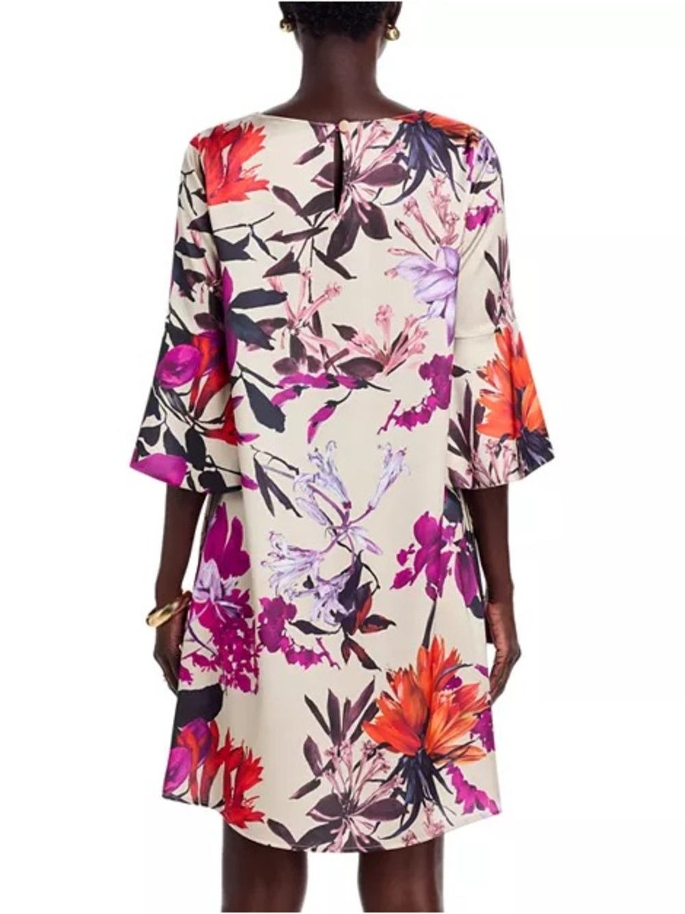 NWT Caroline Rose Bella Satin Dress - Picture 4 of 7